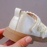 Zapatos de cuero para niñas, calzado de moda de estilo coreano, suela suave, antideslizante, planos elegantes y versátiles, novedad de otoño, 2024 - details 8