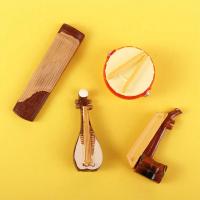 Instrumento de música en miniatura, miniviolín de resina, adornos decorativos para casa de muñecas, manualidades, manualidades, hogar, Bar - details 14