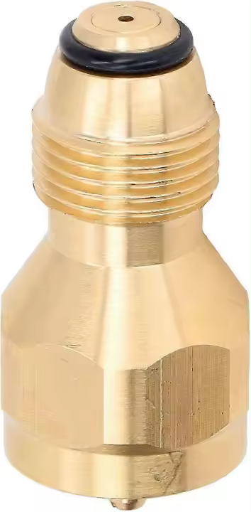 Adaptador de recarga de tanque de propano, adaptador de llenado de tanque de botella de gas propano para tanques de propano de 1 lb - 1