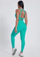SHINBENE-Sujetador deportivo con giro frontal y trasero, sostén largo para entrenamiento de Yoga, Top corto sin mangas para Yoga - details 8