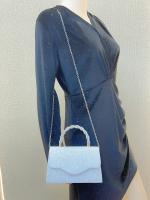 Nuevo bolso de mujer para banquete, bolso de cena brillante, fiesta, bolso cuadrado pequeño con incrustaciones de diamantes, bolso bandolera. - details 7