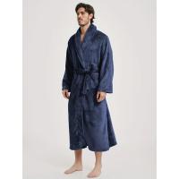 Albornoz de baño para hombre con Bolsillo y Cinturón , ropa de dormir suave y acogedora - details 6