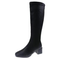 Botas De Cabeza Cuadrada Para Mujer, Nuevas Botas De Mujer De Tacón Cuadrado De Tacón Alto De Moda - details 17