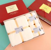 Juego de 3 Toallas，Con caja de regalo，terciopelo coral - Suaves y absorbentes - Toallas de baño - Toallas para la Cara y el Lavabo，La mejor opción para regalar a familiares, amigos y personas mayores. - details 16