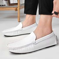 Zapatos náuticos cómodos de cuero de alta calidad de marca clásica informal para hombre a la moda de primavera y otoño - details 6