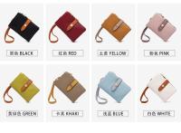Nueva cartera corta para mujer, cartera sencilla de gran capacidad a la moda para estudiantes, Cartera de cuero, cartera de mano multifuncional para mujer - details 8