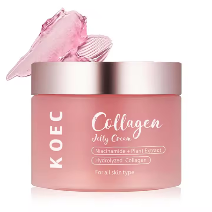 Crema de gelatina LOYOTICE, crema facial hidrolizada liofilizada con niacinamida, aumenta la hidratación de la elasticidad, reduce las líneas finas y - 1