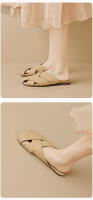 Sandalias planas de suela blanda estilo retro para exteriores de verano para mujer - details 2