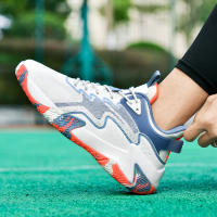 Zapatillas de baloncesto de gran tamaño para hombre, calzado deportivo transpirable con malla antideslizante y absorbente - details 3