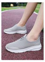 Deportes de moda para hombres grandes con parte superior de malla transpirable, suela ligera de EVA, zapatos de estilo para caminar en primavera y verano - details 8