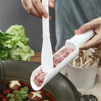Herramientas de cocina para hacer albóndigas, cuchara de bolas de carne con pala de corte, sorbete de masa de galletas, bricolaje - details 7