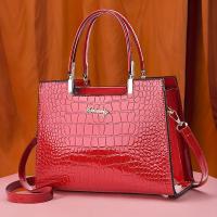 Elegante bolso de mujer con patrón de cocodrilo rosa y correa de hombro desmontable: bolso versátil para viajes, compras y uso diario, regalo perfecto para familiares y amigos - details 2