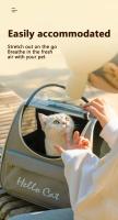 Mochila espaciosa grande para mascotas, cápsula espacial portátil para salir, bolsa transpirable con protector solar para gatos - details 2
