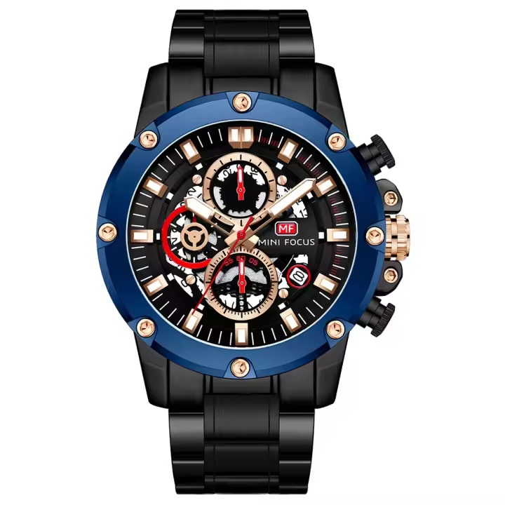 Reloj de cuarzo de negocios para hombre: reloj de pulsera de acero inoxidable resistente al agua para uso diario y en la oficina AliExpress Trending Pick - 1