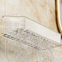 Estante cosmético de pared, sin necesidad de agujeros, raspador de plástico montado en la pared, organizador, accesorios de baño - details 4