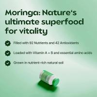 Cápsulas de Polvo de Moringa 100% Puro Promueven Energía, Salud de la Piel, Bienestar Estomacal - details 3