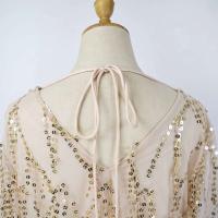 2024 Nueva colección Primavera/Verano Vestido largo de mujer con cuello en V y manga de noche para fiesta - details 7
