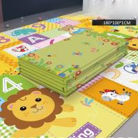 Alfombrilla Plegable Para Gatear Para Bebés, Alfombrilla enroscada Para Sala De Estar, Alfombrilla Para gatos En C - details 1