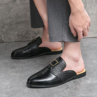 Zapatos Formales de Verano Transpirables Estilo Retro de Trendy con Splice de Tejido - details 12