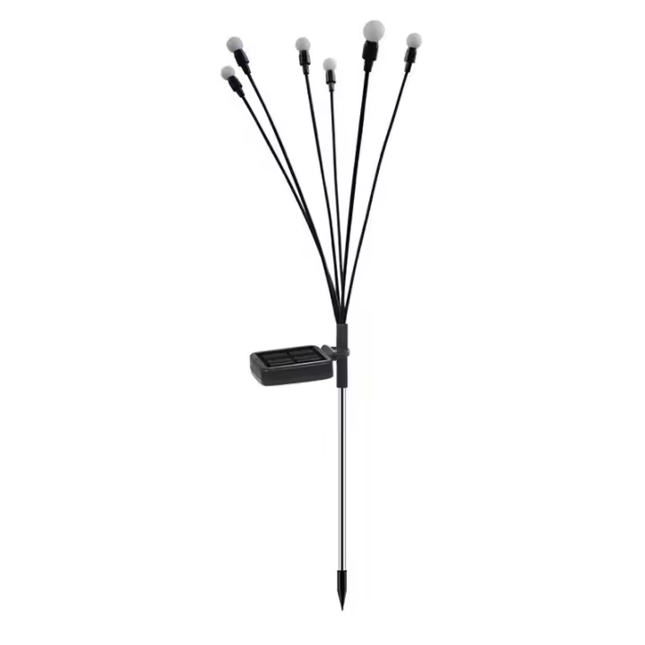 Luz de Fuego LED Alimentada por Energía Solar RXUNS Luz de Jardín al Aire Libre Impermeable con Baile con Viento Brillo de 30lm - 1