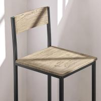 OGT03-N Juegos de Muebles Altas, Mesa de Cafetería, Juego de Balcón de 3 Piezas, Juego de Bar, 1 Mesa y 2 Sillas, ES - details 6