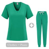 Uniforme médico para quirófano, conjunto de gomas de trabajo para hospital, suministros de enfermería, traje de cirugía dental para enfermera, ropa de trabajo. - details 11