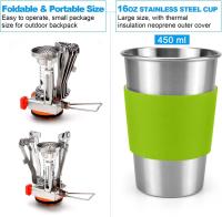 Juego de Sartenes Portátil para Acampar 10 Utensilios de Cocina de Durabilidad de Aluminio - details 4