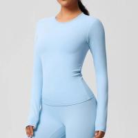 Camisetas de Entrenamiento Sin Costuras para Mujer Ropa Deportiva de Yoga de Manga Larga - details 34