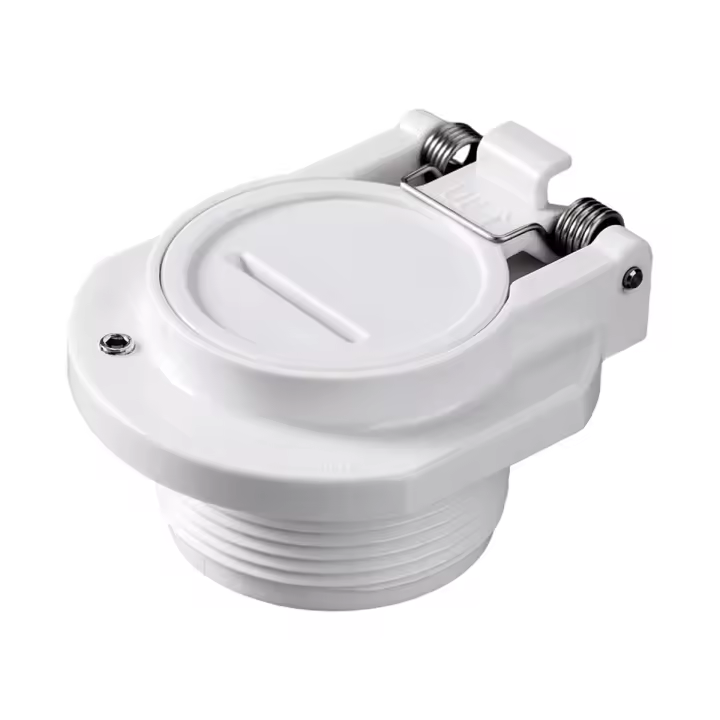W400BWHP Bloqueo de seguridad para aspiradora, adaptador de aspiradora para piscina de rotación libre para manguera, limpiador de piscina, montaje en pared - 1