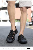 Sandalias Casuales de Cuero de Vaca de Gran Tamaño Zapatos de Playa para Hombres y Mujeres - details 30