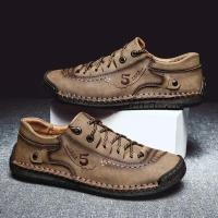 Zapatos informales de cuero hechos a mano para hombre, mocasines de invierno con piel, zapatos cómodos para caminar, zapatos planos para hombre, gran oferta - details 16