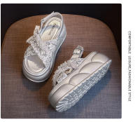 Sandalias Casuales de Moda para Mujer Nuevos Zapatos de Playa con Suela Gruesa y Cruzada con Estilo - details 19