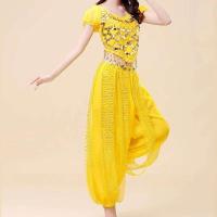 Conjunto de vientre para adultos de princesa, puesta en escena en Arabia Oriental, Bollywood Tre Rave, trajes de baile - details 5