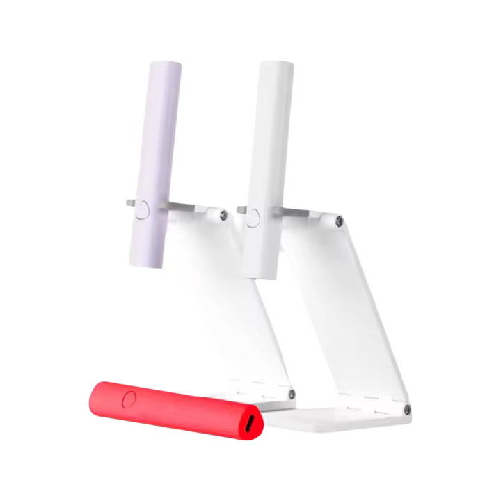 Mini secadores portátiles de secado rápido con soporte, lámpara de Gel UV, recargable, LED, herramienta de Arte de uñas - 1