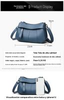 Bolso de cuero suave para mamá, bolso de mujer de mediana edad, bolso bandolera - details 8