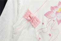 Hanfu, conjunto de otoño, vestido de princesa para bebé, disfraz antiguo chino para niñas, estilo Tang de la República de China, ropa para niños - details 11