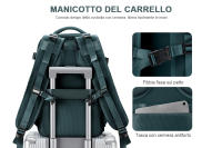 Mochila de Cabina Easyjet Unisex 45x36x20 Bolsa de Viaje Compacta Portátil - details 4