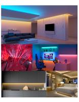 Tira de luces LED RGBCCT, 5 colores en 1, Chip RGBW, 30/60/96LED/M, diodo de cinta impermeable, DC12V, 24V, 5M, 5050 - details 6