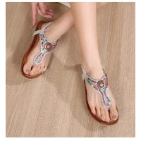 Sandalia de Cuña Mujer 2025 con Cristales Transpirables - Diseño Boho Chic Elegante, Zapatos de Verano Cómodos para Playa, Fiesta y Diario, Moda Primavera-Verano - details 8
