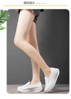Zapatos De Enfermera Para Mujer Suela Suave Transpirable Antideslizante Confort Para Piernas Y Tobillos Algodón PU Medio Tacón - details 9