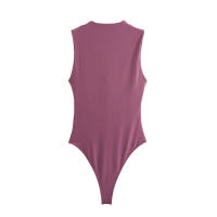 Moda Mujer OUWU Mono Chic de Verano Blanco Ajustado Sexy Cuello Cuadrado Sin Mangas - details 11