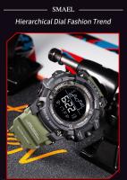 Smael-reloj deportivo para hombre, cronómetro digital LED, resistente al agua, de moda - details 6