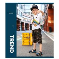 Sandalias de playa de verano para niños, sandalias deportivas antideslizantes transpirables, zapatos de playa para exteriores para niños, zapatos de seguridad planos suaves con punta cerrada - details 18