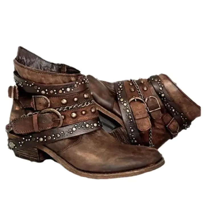 Botas Martin para mujer, moda retro de moda. - 1