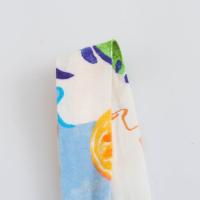TRAFZA Midi-vestido sin mangas con estampado de frutas para Mujer, elegante vestido informal con dobladillo y Espalda descubierta, moda de verano - details 7