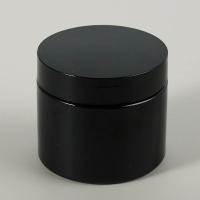 Frasco vacío de plástico negro para cosméticos, botella rellenable para crema facial, bote de viaje, contenedores de almacenamiento para dulces de frutas secas, 12 piezas, 250ml - details 5