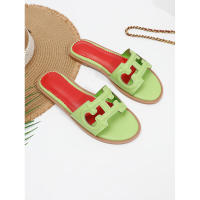 Sandalias de moda de verano 2025, chanclas de playa de una tira, zapatos planos de viaje para mujer - details 55