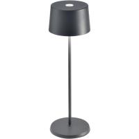 Lámpara, Lámpara de Mesa Portátil y Recargable con Control Táctil, Adecuada para Interior y Exterior, Atenuador, 2200-3000 K, Altura 35 cm, Color Corten - details 10