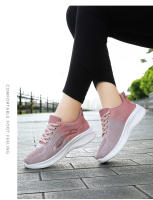 Zapatos de running mujeres 2024 casual suela suave zapatillas transpirables zapatos individuales fly weave mesh top zapatos venta al por mayo - details 19