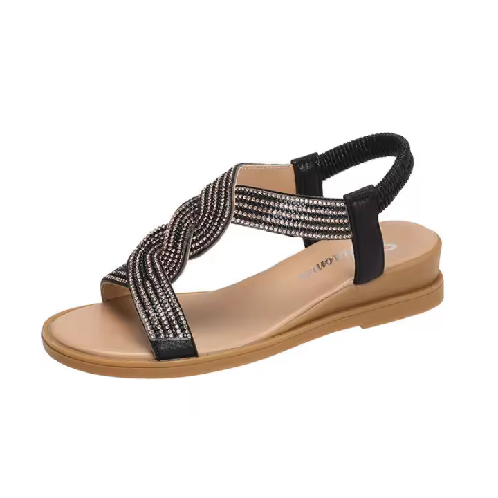 Sandalias de moda nuevo verano Internet celebridad Ins estudiante moda apariencia ropa al aire libre con falda zapatos - 1